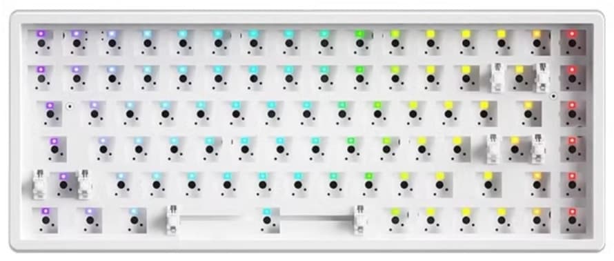 RGB 68/84 Keys White Keyboard Base
